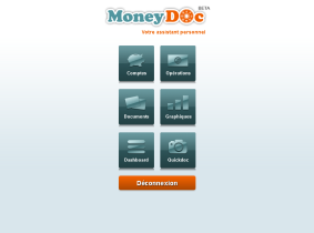 MoneyDoc, Gestion de comptes bancaires et coffre-fort électronique